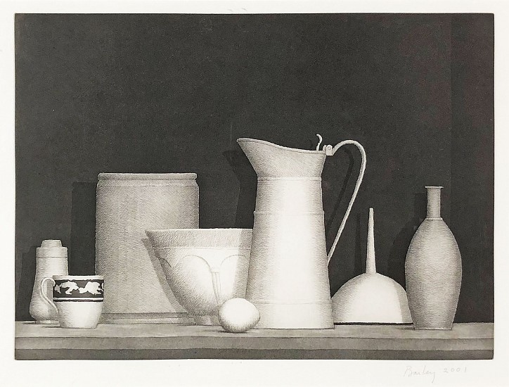 William H. Bailey, Still Life
2001, Black and White Lithograph