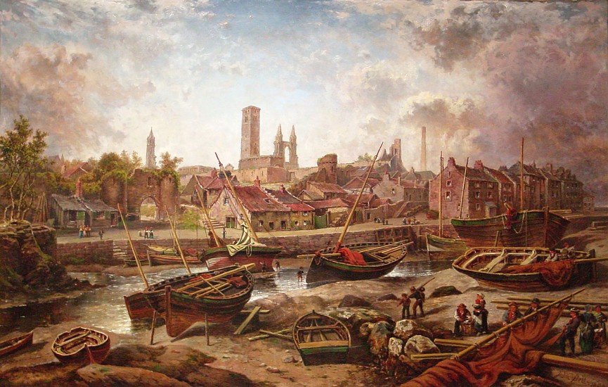 John Bell, The Harbor of St. Andrew
Oil on Canvas
