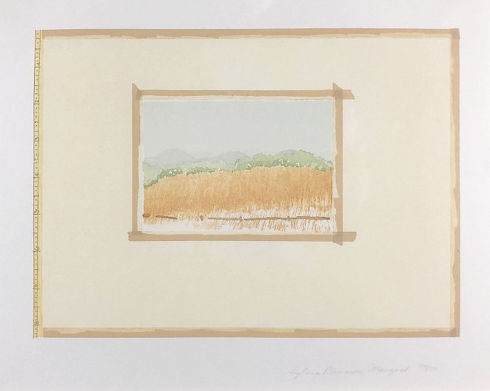 Sylvia Plimack Mangold, Golden Changes
Color Lithograph