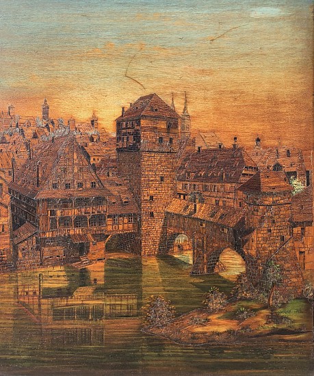 Johann Adelhard, Nuremberg
c. 1900, Handmade Wooden Mosaic