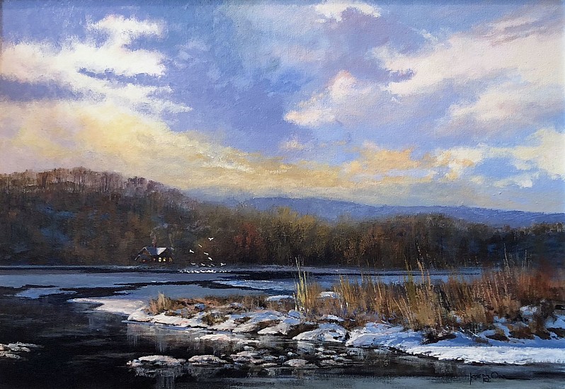 Joseph Orr, Winter Effect
Acrylic on Canvas
