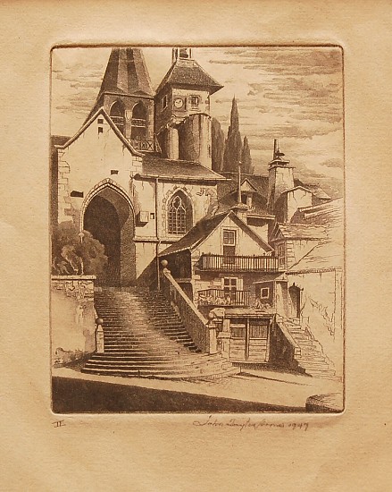 John Taylor Arms, Church of Notre Dame
1947, Print