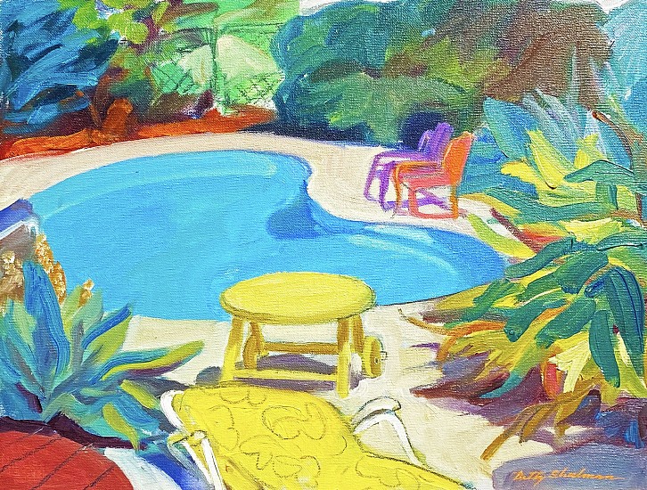 Betty Shulman, Sunlit Pool
Oil on Canvas