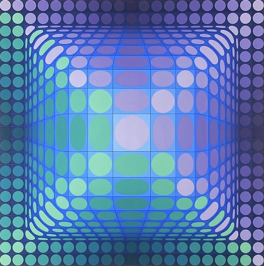 Victor Vasarely, IUSKA
Serigraph