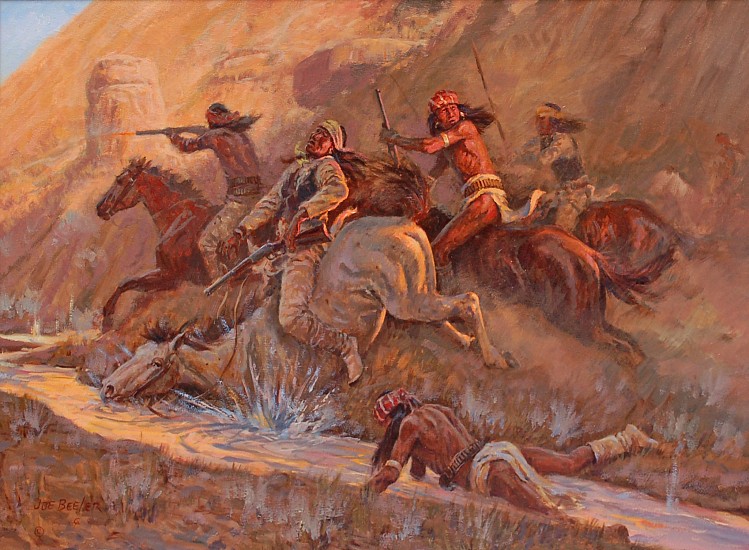 Joe Beeler, The Escape
Oil on Board