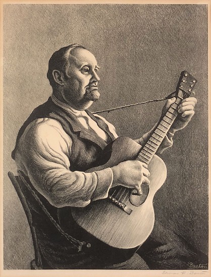 Thomas Hart Benton, The Hymn Singer
Lithograph