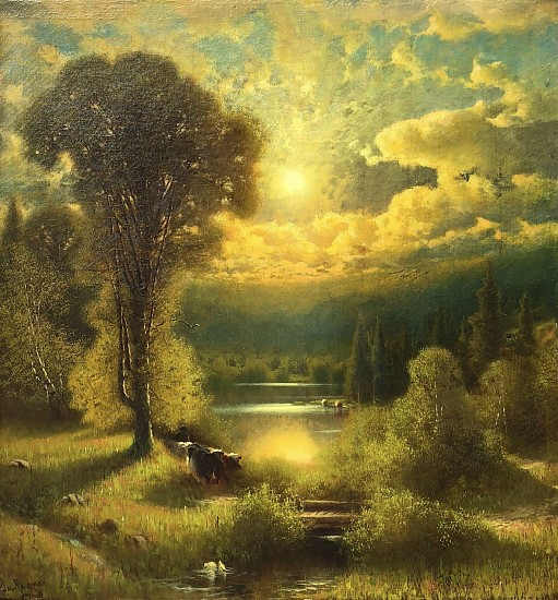 James Fairman, Sunset
Oil on Canvas