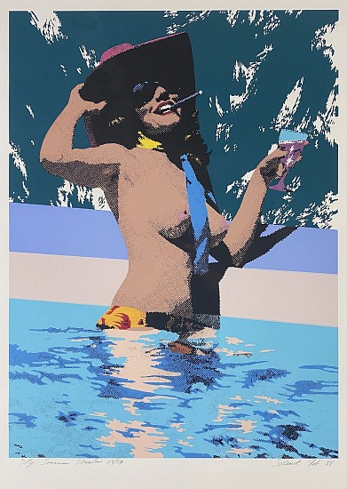 Bill Schenk, My Summer Vacation
1984, Color Lithograph