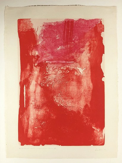 Helen Frankenthaler, Divertimento
1983, Color Lithograph on HMP Waterleaf Handmade Paper