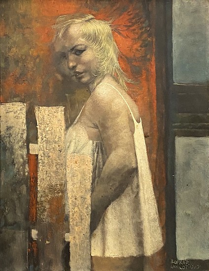 Siegfried Gerhard Reinhardt, Girl
1955, Oil and Wax on Canvas