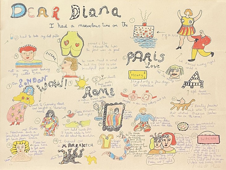 Niki De Saint Phalle, Dear Diana
Lithograph