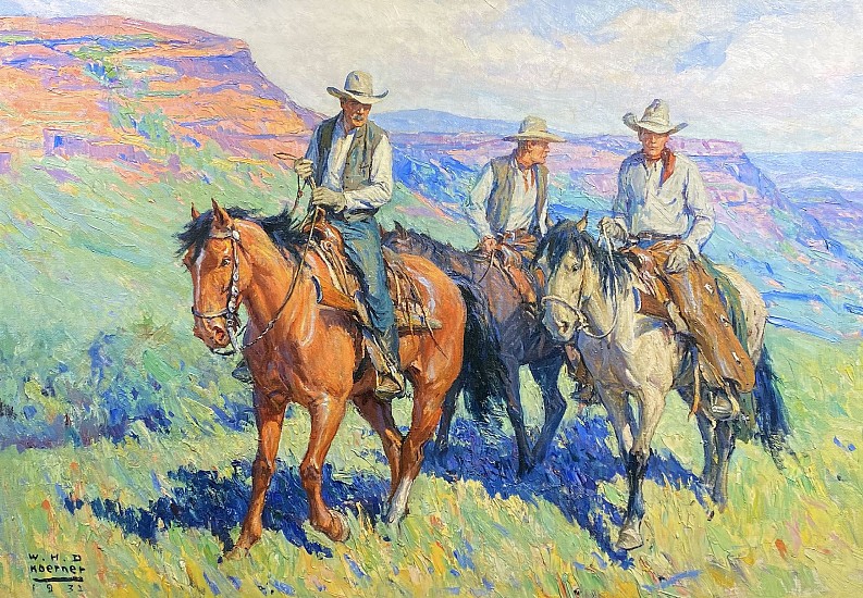William Henry Dethlef Koerner, When Men Ride Free
1932, Oil on Canvas