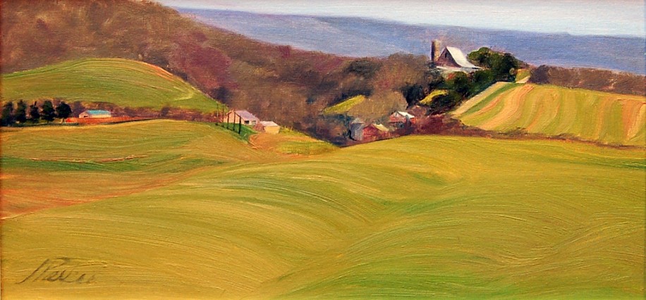 Joan Parker, Straw Fields
Oil on Canvas