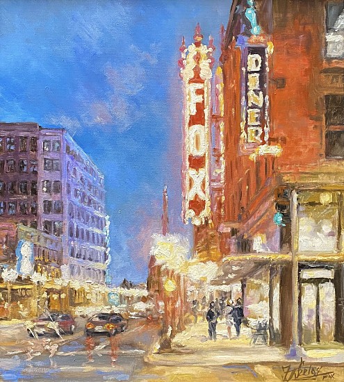 Irek Szelag, St. Louis, Grand Boulevard, Fox Evening Lights
Oil on Canvas