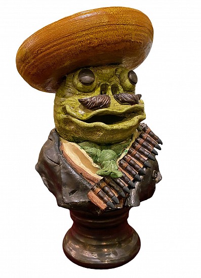 David Gilhooly, Emiliano Zapata / Frog Revolutionary
1981, Ceramic