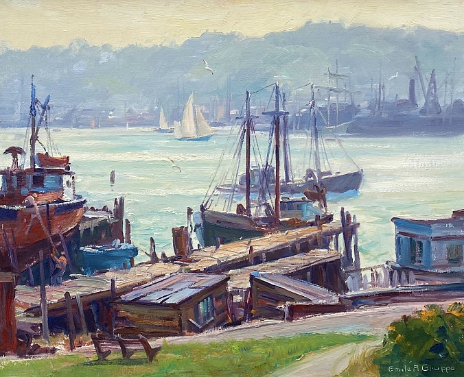 Emile Gruppe, Early Morning Gloucester
Oil on Canvas