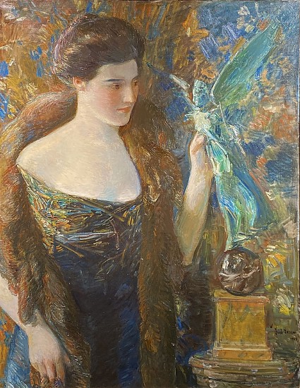 Frederick Childe Hassam, Portrait of Mrs. Corbett
1908, Oil on Canvas