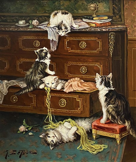 Jules LeRoy, Into Mischief
Oil on Canvas