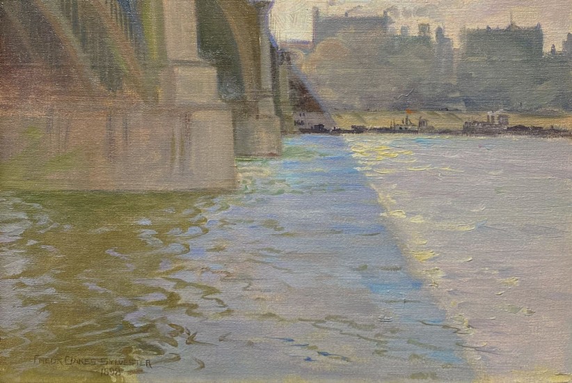 Frederick Oakes Sylvester, The Bridge
1898, Oil on Canvas