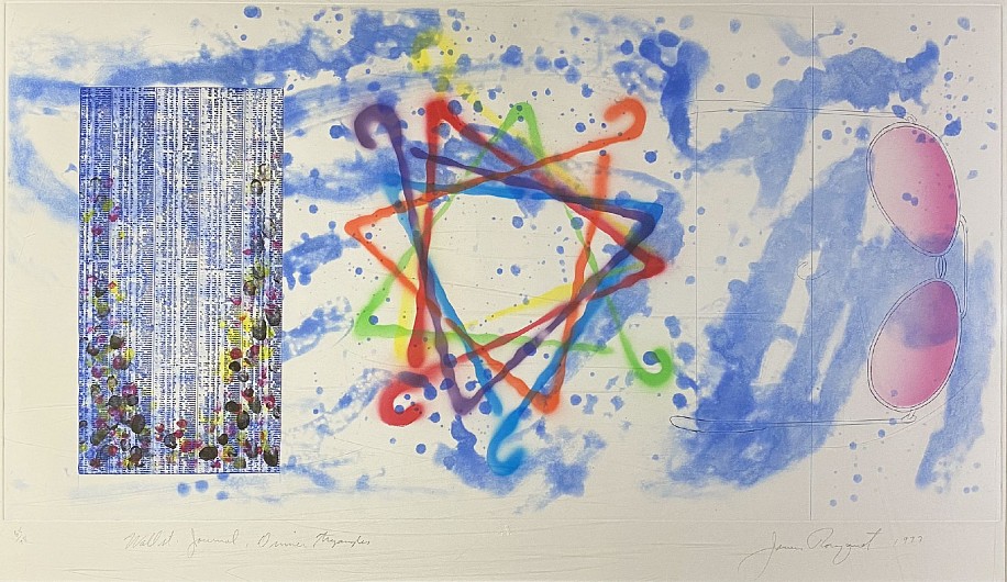 James Rosenquist, Wall Street Dinner Triangle (with Hand Coloring)
1977, Etching and Aquatint