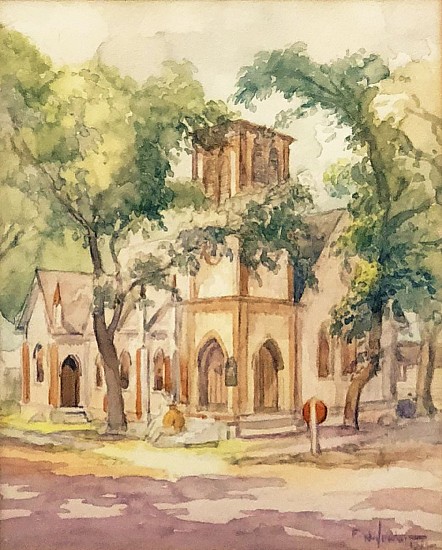 Frank B Nuderscher, Church in Arcadia
Watercolor