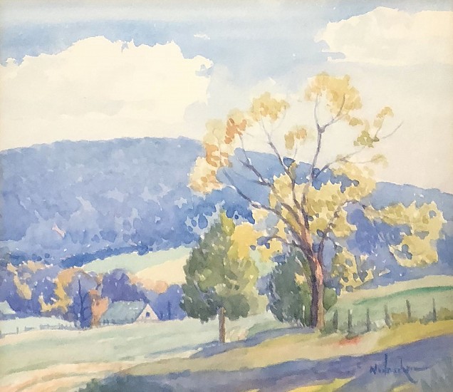 Frank B Nuderscher, Slanting Meadows (Arcadia, MO)
Watercolor