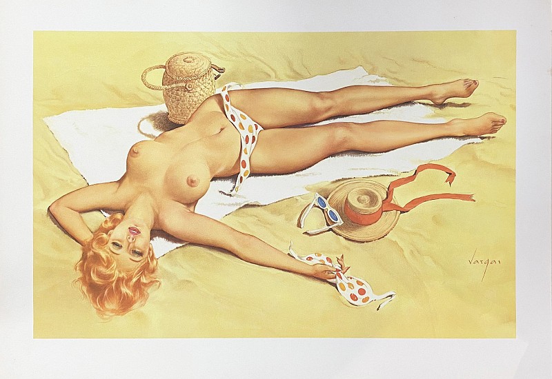 Alberto Vargas, Sunbathing, from A Playboy Portfolio
Poster