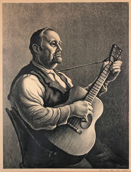 Thomas Hart Benton, The Hymn Singer
1950, Lithograph
