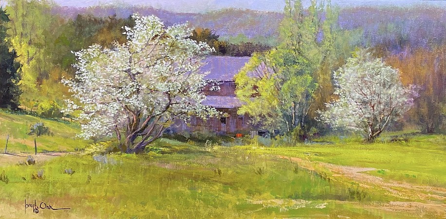Joseph Orr, Summer Blossoms
Acrylic on Canvas