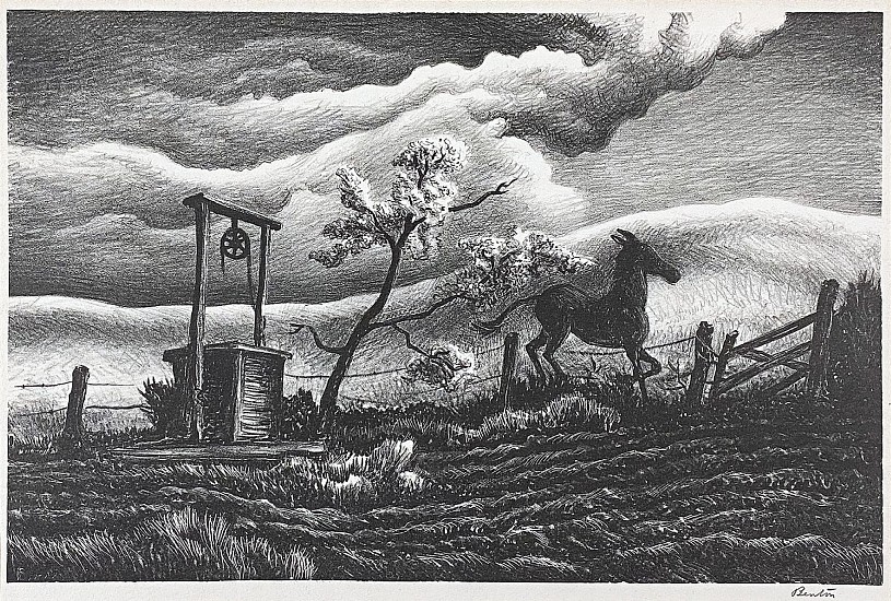 Thomas Hart Benton, Frisky Day
1939, Lithograph