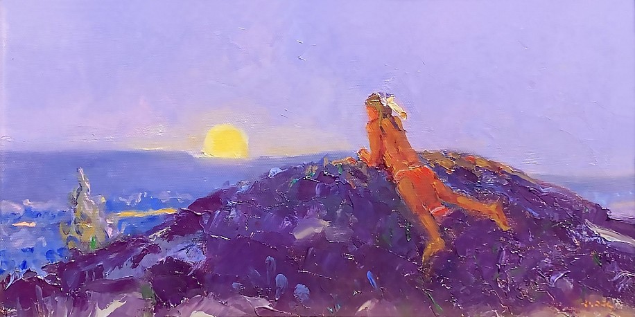 R.H. Dick, Into the Eye Of God
Oil on Canvas