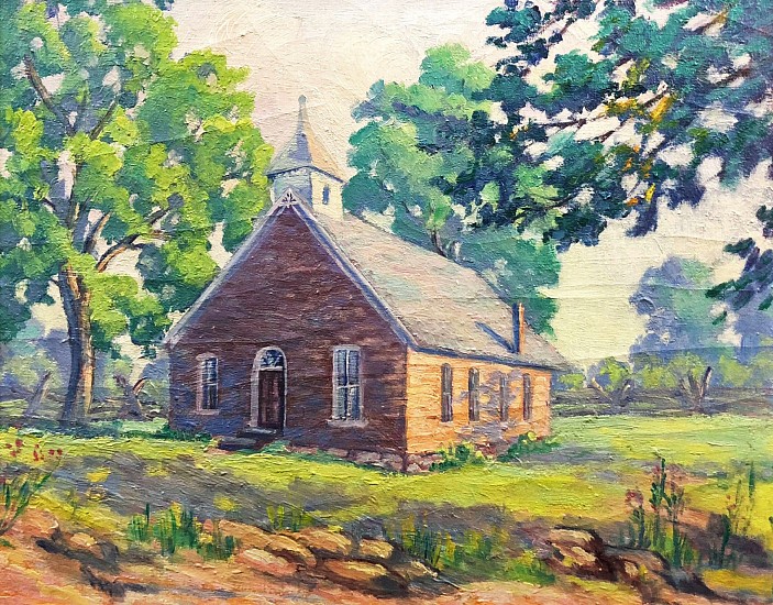 Frank B Nuderscher, Country Church
Oil on Canvas