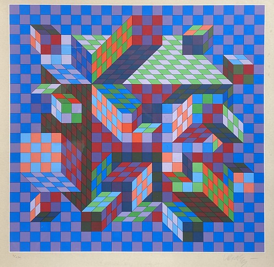 Victor Vasarely, SIRT-MC
1978, Serigraph on Paper