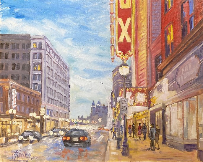 Irek Szelag, Grand Boulevard, St. Louis
Oil on Canvas