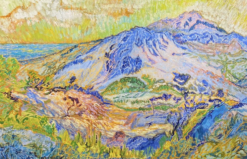 Lillian Mackendrick, Mountains and Sea
Oil on Canvas