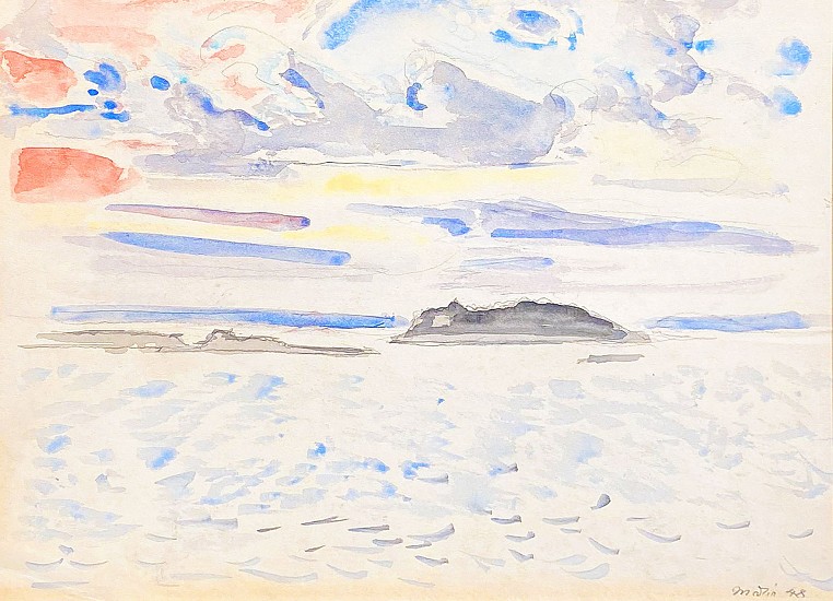 John Marin, Sunset Maine, Off Cape Split
1948, Watercolor