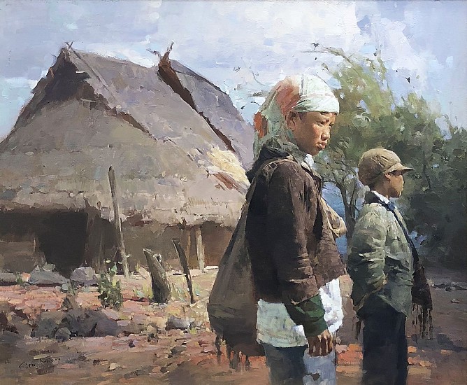 Mian Situ, Young Bandits of Cat-Yuan
Oil on Canvas