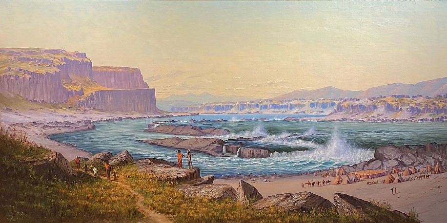 James Everette Stuart, Falls of the Columbia River
1886, Oil on Canvas