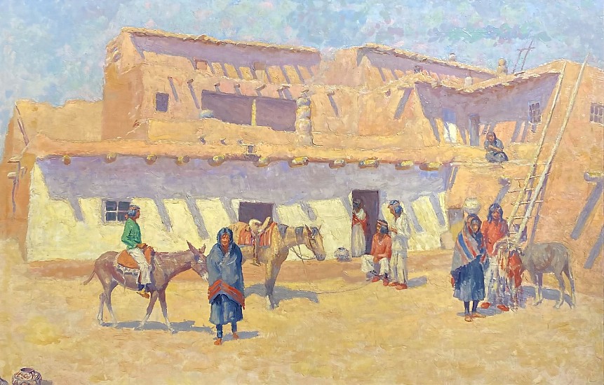 Frank Reed Whiteside, Midday, Zuni Village
1897, Oil on Canvas