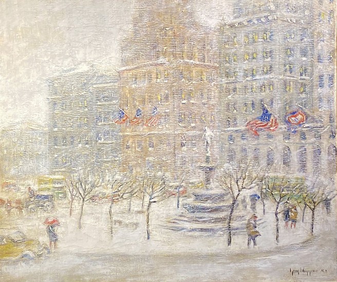 Guy Wiggins, The Plaza New York
Oil on Canvas