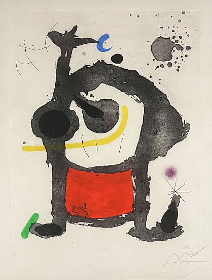 Joan Miro, Bethsabee
1972, Aquatint Engraving