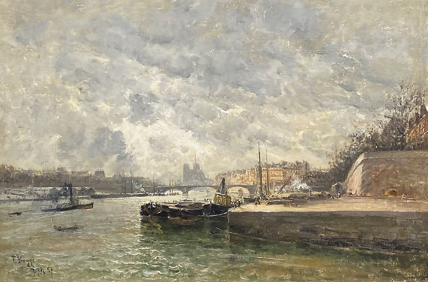 Frank M. Boggs, La Seine, Paris
1897, Oil on Canvas
