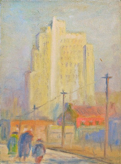 Angelo Corrubia, Chase Park Plaza, St. Louis
Oil on Board