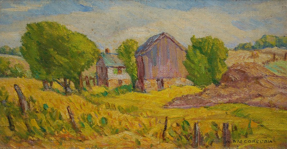 Angelo Corrubia, Missouri Farm
Oil on Board