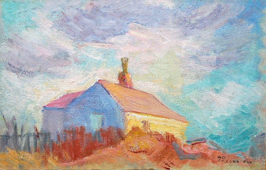 Angelo Corrubia, Missouri Homestead
Oil on Board