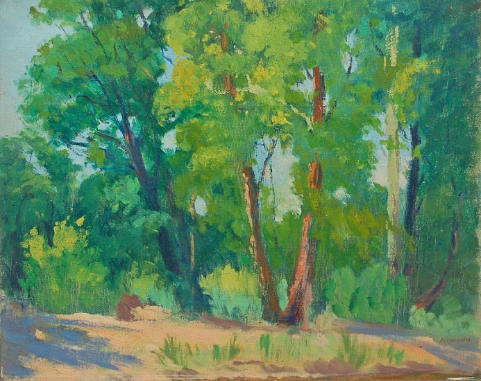 Angelo Corrubia, Ozarks
1928, Oil on Board