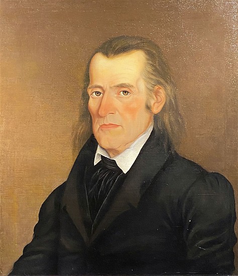 George Caleb Bingham, Portrait of Jacob Fortney Wyan
1835, Oil on Canvas