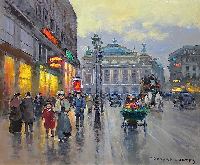 Edouard Cortes, Place de l'Opera
Oil on Canvas