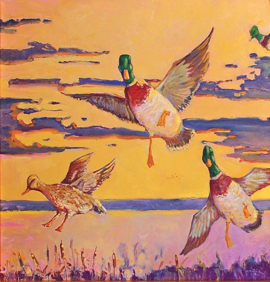 R.H. Dick, Set Wing Over Cass County
Oil on Canvas