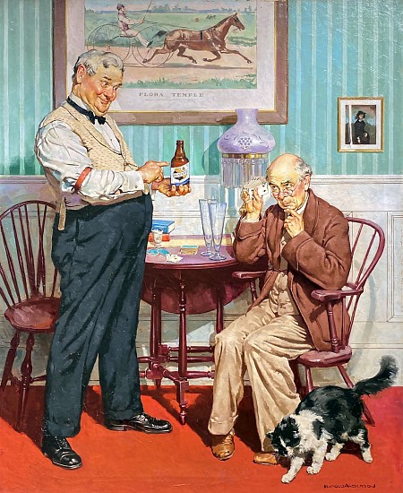 Harry Anderson, Now Do I Win? (Falstaff Beer Promotion)
Oil on Canvas